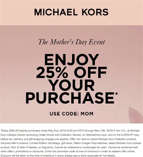 michael kors cupom|michael kors 25 off code.